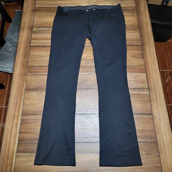 Isabel Maternity Black Boot Cut Pants - Size 4 - Picture 1 of 6